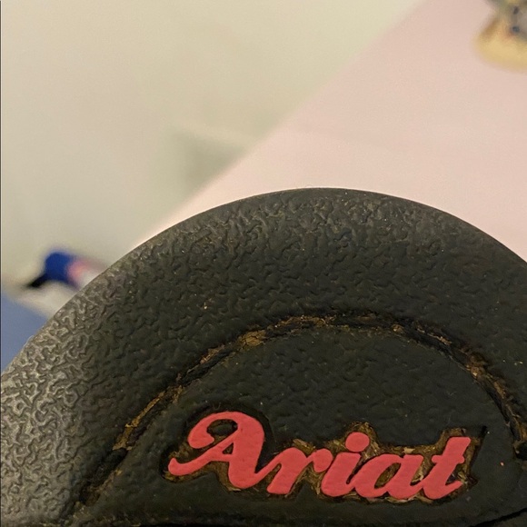 Ariat Brown and Pink Camouflage Boots, good condition - Picture 5 of 5